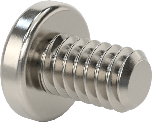 Diş Kilitli Silindir Başlı Phillips Vidaları, 1/4"-20 Diş Boyutu, 3/8" Uzunluk