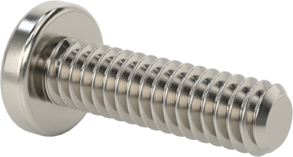 Diş Kilitli Silindir Başlı Phillips Vidaları, 1/4"-20 Diş Boyutu, 7/8" Uzunluk