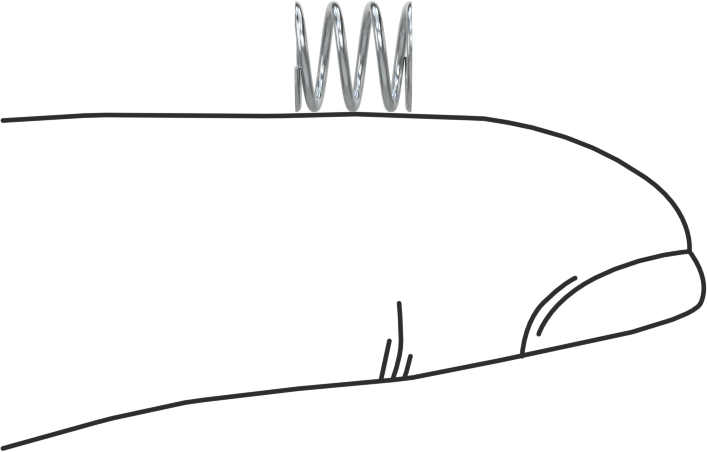 Sıkıştırma Yayı, 0,25" Uzunluk, 0.240" OD, 0.196" ID