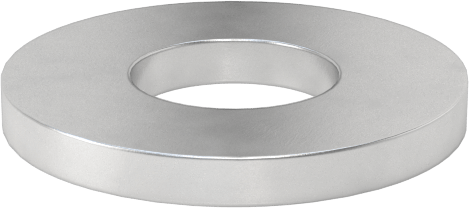 Alüminyum SAE Pul, 1/4" Vida Boyutu için, 0.281" ID, 0.625" OD