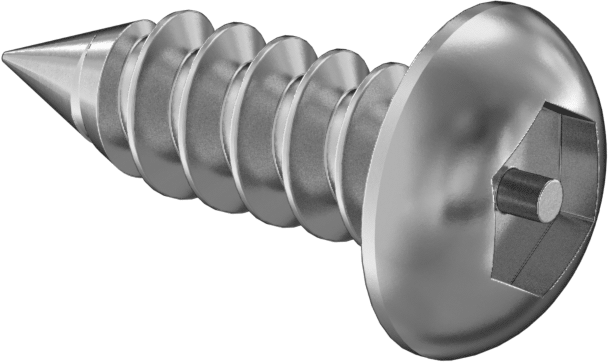 Kurcalamaya Dayanıklı Altıgen Soketli Yuvarlak Başlı Vidalar, Sac Metal için, 18-8 Paslanmaz Çelik, Numara 8 Boyut, 1/2" Uzunluk
