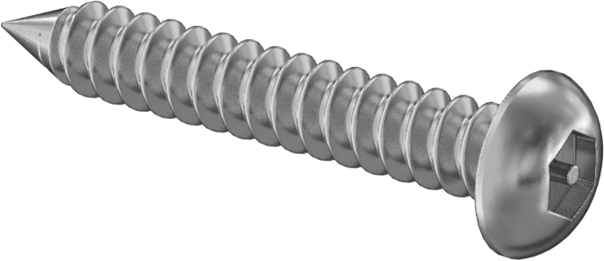 Kurcalamaya Dayanıklı Altıgen Soketli Yuvarlak Başlı Vidalar, Sac Metal için, 18-8 Paslanmaz Çelik, 10 Numaralı Boyut, 1-1/4" Uzunluk