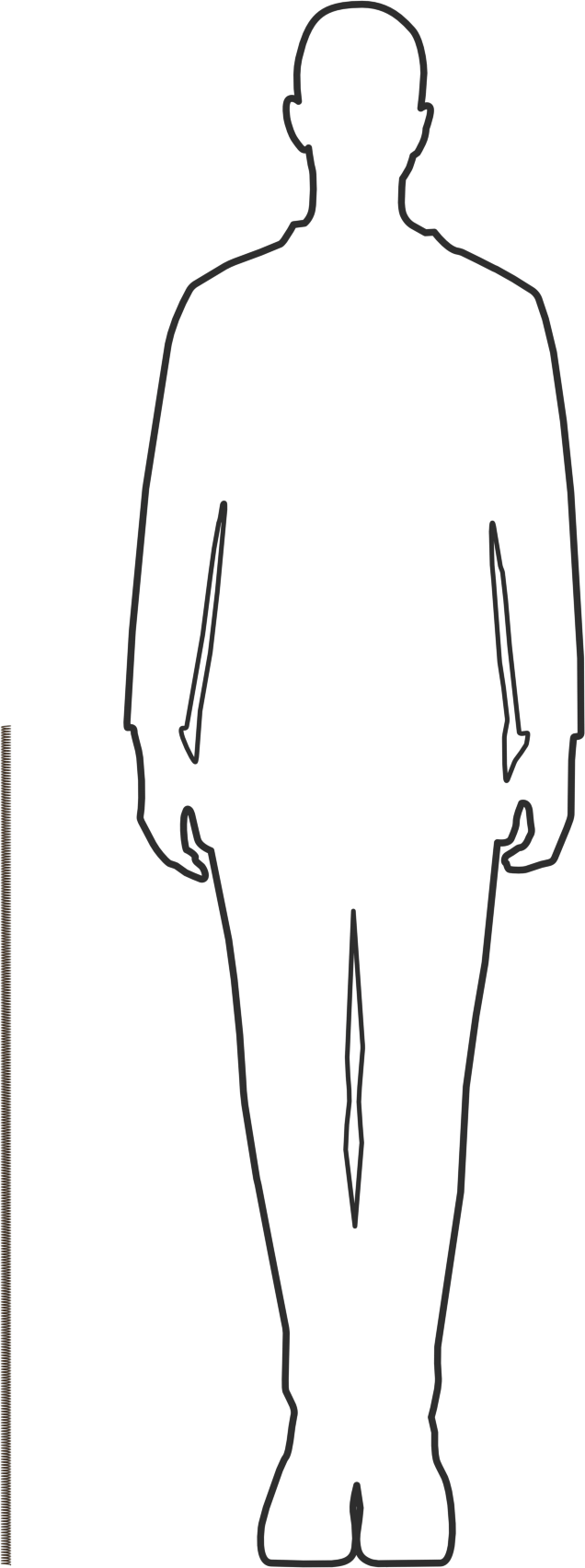 Sıkıştırma Yayı Stoku, 36" Uzunluk, 0.438" OD, 0.342" ID