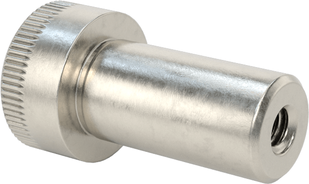 18-8 Paslanmaz Çelik İçten Dişli Omuz, 1/4" Omuz Çapı, 1/2" Omuz Uzunluğu, 4-40 Diş
