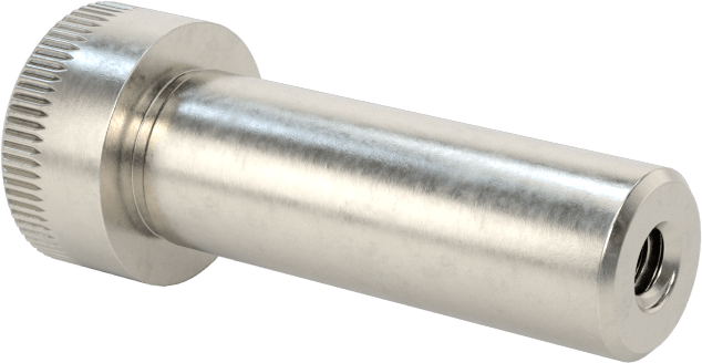 18-8 Paslanmaz Çelik İçten Dişli Omuz, 1/4" Omuz Çapı, 3/4" Omuz Uzunluğu, 4-40 Diş