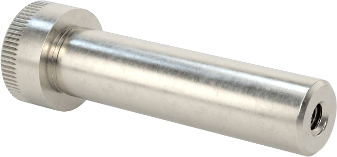 18-8 Paslanmaz Çelik İçten Dişli Omuz, 1/4" Omuz Çapı, 1" Omuz Uzunluğu, 4-40 Diş