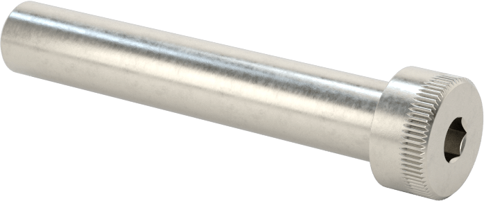 18-8 Paslanmaz Çelik İçten Dişli Omuz, 1/4" Omuz Çapı, 1-1/2" Omuz Uzunluğu, 4-40 Diş