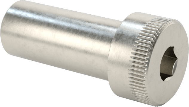 18-8 Paslanmaz Çelik İçten Dişli Omuz, 5/16" Omuz Çapı, 3/4" Omuz Uzunluğu, 6-32 Diş