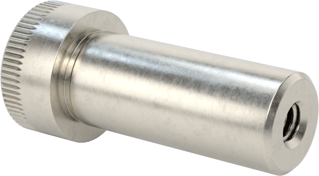 18-8 Paslanmaz Çelik İçten Dişli Omuz, 5/16" Omuz Çapı, 3/4" Omuz Uzunluğu, 6-32 Diş