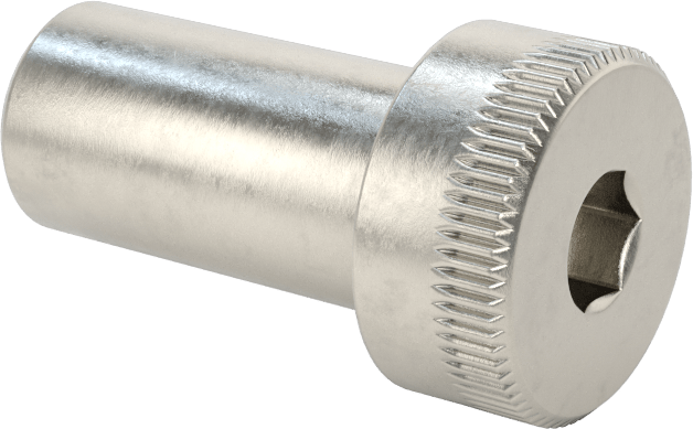 18-8 Paslanmaz Çelik İçten Dişli Omuz, 3/8" Omuz Çapı, 3/4" Omuz Uzunluğu, 8-32 Diş