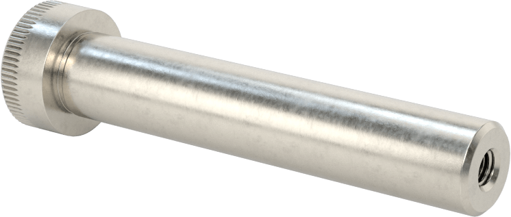 18-8 Paslanmaz Çelik İçten Dişli Omuz, 3/8" Omuz Çapı, 2" Omuz Uzunluğu, 8-32 Diş