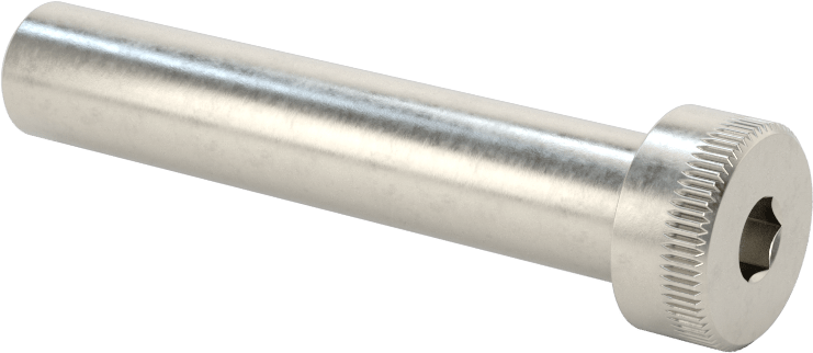 18-8 Paslanmaz Çelik İçten Dişli Omuz, 3/8" Omuz Çapı, 2" Omuz Uzunluğu, 8-32 Diş