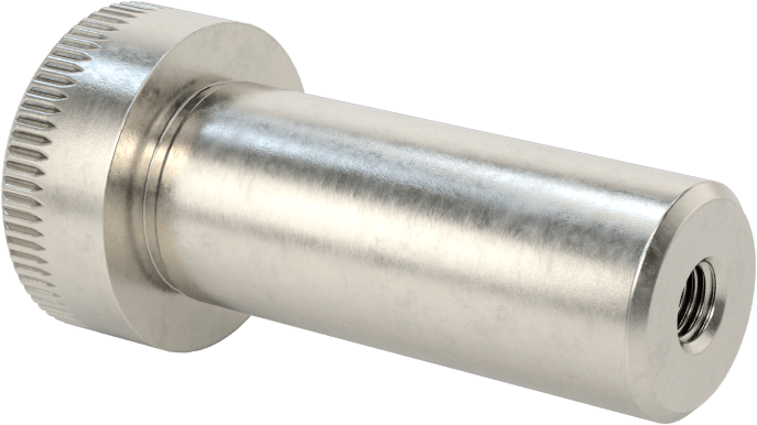 18-8 Paslanmaz Çelik İçten Dişli Omuz, 1/2" Omuz Çapı, 1-1/4" Omuz Uzunluğu, 10-32 Diş