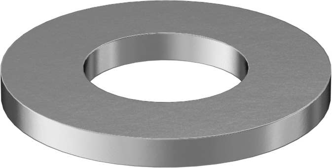 18-8 Paslanmaz Çelik SAE Pul, 5/8" Vida Boyutu için, 0.656" ID, 1.312" OD