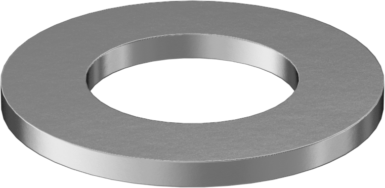 18-8 Paslanmaz Çelik SAE Pul, 1-1/8" Vida Boyutu için, 1.250" ID, 2.250" OD