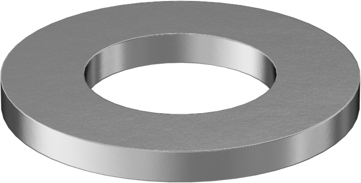 18-8 Paslanmaz Çelik SAE Pul, 7/8" Vida Boyutu için, 0.938" ID, 1.75" OD