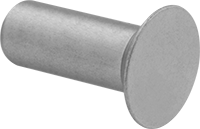 Mil. Spec. Alüminyum Gömme Montajlı Dolu Perçinler