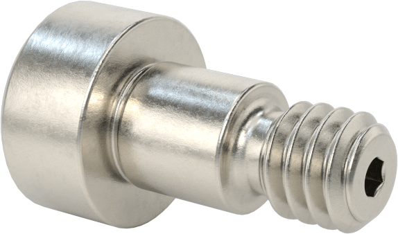 Altıgen Uçlu 18-8 Paslanmaz Çelik Omuzlu Vida, 3/16" Omuz Çapı, 3/16" Omuz Uzunluğu, 8-32 Diş