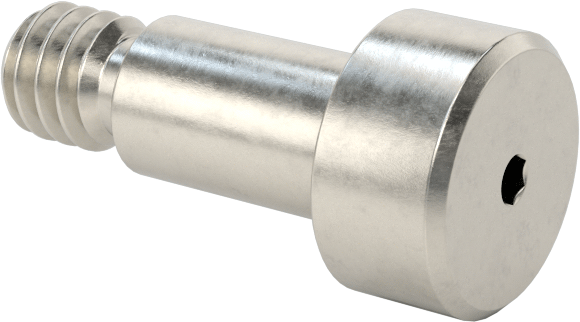 Altıgen Uçlu 18-8 Paslanmaz Çelik Omuzlu Vida, 3/16" Omuz Çapı, 5/16" Omuz Uzunluğu, 8-32 Diş