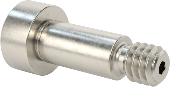 Altıgen Uçlu 18-8 Paslanmaz Çelik Omuzlu Vida, 3/16" Omuz Çapı, 3/8" Omuz Uzunluğu, 8-32 Diş