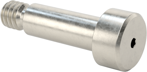 Altıgen Uçlu 18-8 Paslanmaz Çelik Omuzlu Vida, 3/16" Omuz Çapı, 1/2" Omuz Uzunluğu, 8-32 Diş
