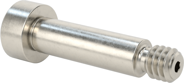 Altıgen Uçlu 18-8 Paslanmaz Çelik Omuzlu Vida, 3/16" Omuz Çapı, 5/8" Omuz Uzunluğu, 8-32 Diş