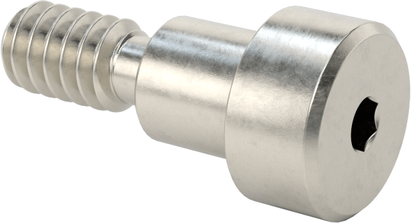 Altıgen Uçlu 18-8 Paslanmaz Çelik Omuzlu Vida, 1/4" Omuz Çapı, 1/4" Omuz Uzunluğu, 10-24 Diş