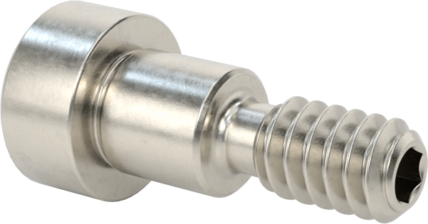 Altıgen Uçlu 18-8 Paslanmaz Çelik Omuzlu Vida, 1/4" Omuz Çapı, 1/4" Omuz Uzunluğu, 10-24 Diş