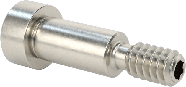 Altıgen Uçlu 18-8 Paslanmaz Çelik Omuzlu Vida, 1/4" Omuz Çapı, 1/2" Omuz Uzunluğu, 10-24 Diş