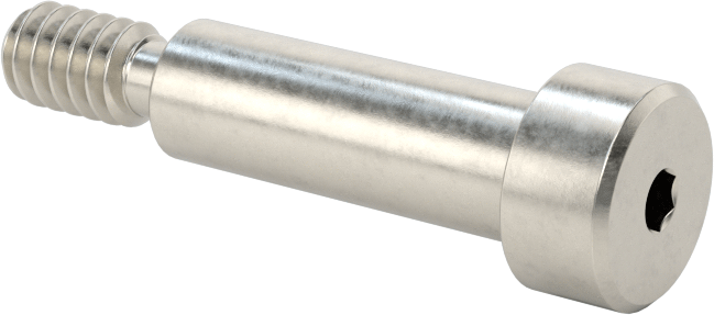 Altıgen Uçlu 18-8 Paslanmaz Çelik Omuzlu Vida, 1/4" Omuz Çapı, 3/4" Omuz Uzunluğu, 10-24 Diş