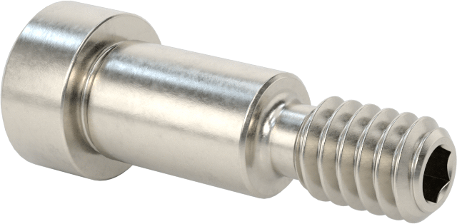 Altıgen Uçlu 18-8 Paslanmaz Çelik Omuzlu Vida, 5/16" Omuz Çapı, 1/2" Omuz Uzunluğu, 1/4"-20 Diş