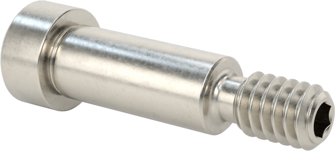 Altıgen Uçlu 18-8 Paslanmaz Çelik Omuzlu Vida, 5/16" Omuz Çapı, 3/4" Omuz Uzunluğu, 1/4"-20 Diş
