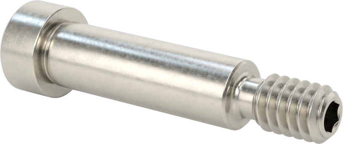 Altıgen Uçlu 18-8 Paslanmaz Çelik Omuzlu Vida, 5/16" Omuz Çapı, 1" Omuz Uzunluğu, 1/4"-20 Diş