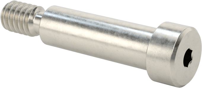 Altıgen Uçlu 18-8 Paslanmaz Çelik Omuzlu Vida, 5/16" Omuz Çapı, 1" Omuz Uzunluğu, 1/4"-20 Diş