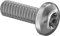 Paslanmaz Çelik Yassı Başlı Torx Plus Vidalar
