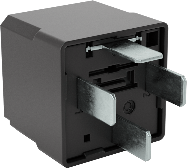 Yüksek Başlangıç Akımı Araç Rölesi, Soket Montajı, SPST-NO, 4 Terminal, 12 V DC Giriş, 155mA