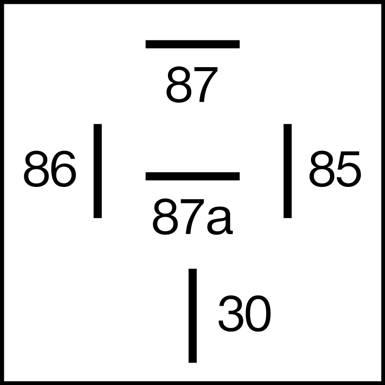 Yüksek Başlangıç Akımı Araç Rölesi, Röle Soketi için, SPDT, 12 V DC Giriş, 5 Terminal, 163MA
