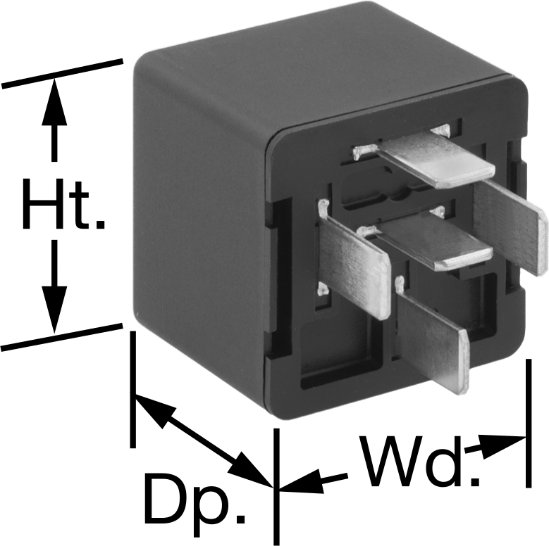 5-Terminal Relay for Relay Socket