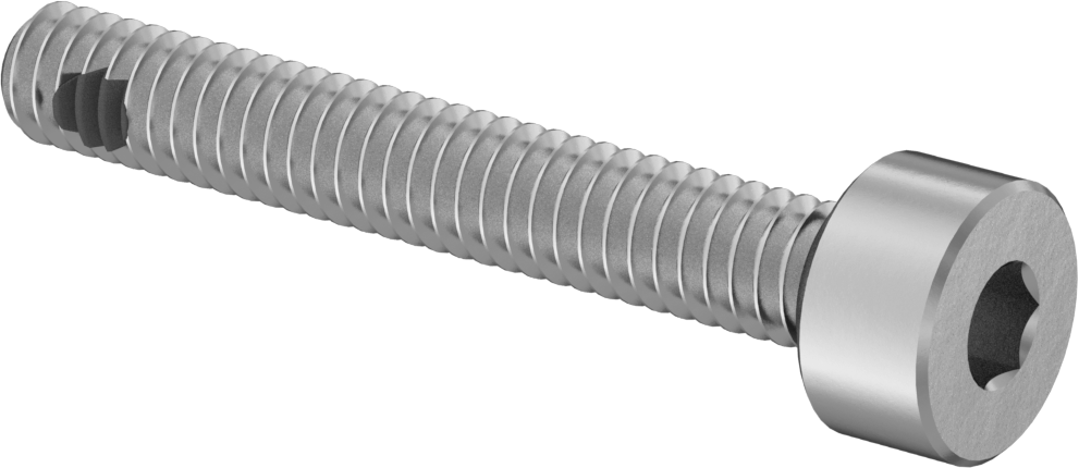 18-8 Paslanmaz Çelik Titreşime Dayanıklı Sızdırmaz Soket Başlı Vida, Buna-N O-Ring ile, M2 x 0,4 mm Diş Boyutu, 14 mm uzunluk