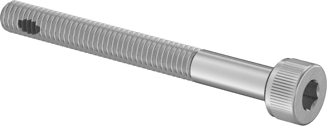 18-8 Paslanmaz Çelik Titreşime Dayanıklı Sızdırmaz Soket Başlı Vida, Buna-N O-Ring ile, M2,5 x 0,45 mm Diş Boyutu, 25 mm Uzunluk