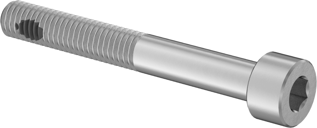 18-8 Paslanmaz Çelik Titreşime Dayanıklı Sızdırmaz Soket Başlı Vida, Buna-N O-Ring ile, M5 x 0,8 mm Diş Boyutu, 40 mm Uzunluk