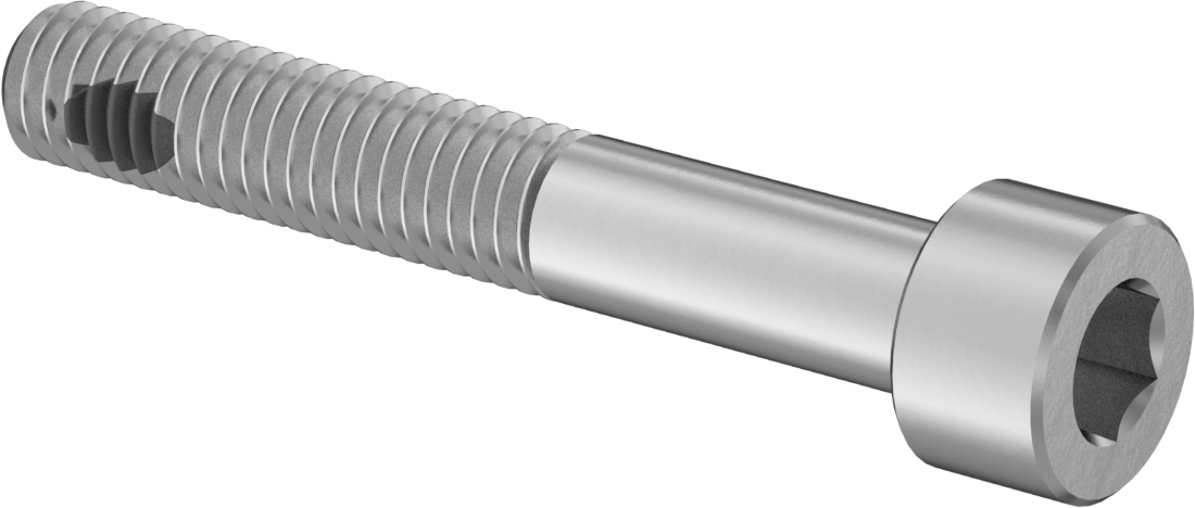 18-8 Paslanmaz Çelik Titreşime Dayanıklı Sızdırmaz Soket Başlı Vida, Buna-N Kauçuk O-Ring ile, M6 x 1 mm Diş Boyutu, 40 mm Uzunluk