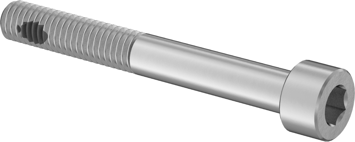 18-8 Paslanmaz Çelik Titreşime Dayanıklı Sızdırmaz Soket Başlı Vida, Buna-N Kauçuk O-Ring ile, M6 x 1 mm Diş Boyutu, 50 mm Uzunluk