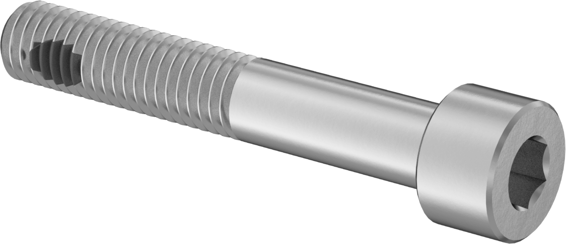18-8 Paslanmaz Çelik Titreşime Dayanıklı Sızdırmaz Soket Başlı Vida, Buna-N O-Ring ile, M8 x 1,25 mm Diş Boyutu, 50 mm Uzunluk