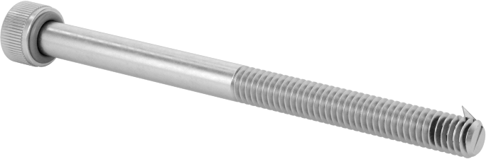 18-8 Paslanmaz Çelik Titreşime Dayanıklı Sızdırmaz Soket Başlı Vida, Silikon O-Ringli, M2,5 x 0,45 mm Diş Boyutu, 35 mm Uzunluk