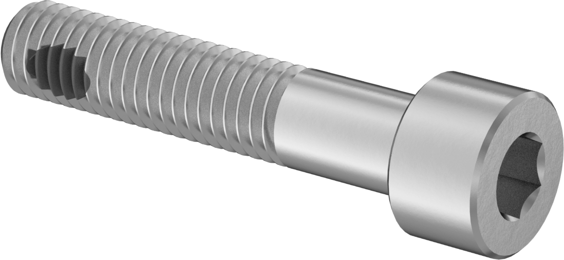 18-8 Paslanmaz Çelik Titreşime Dayanıklı Sızdırmaz Soket Başlı Vida, Silikon O-Ringli, M8 x 1,25 mm Diş Boyutu, 40 mm Uzunluk
