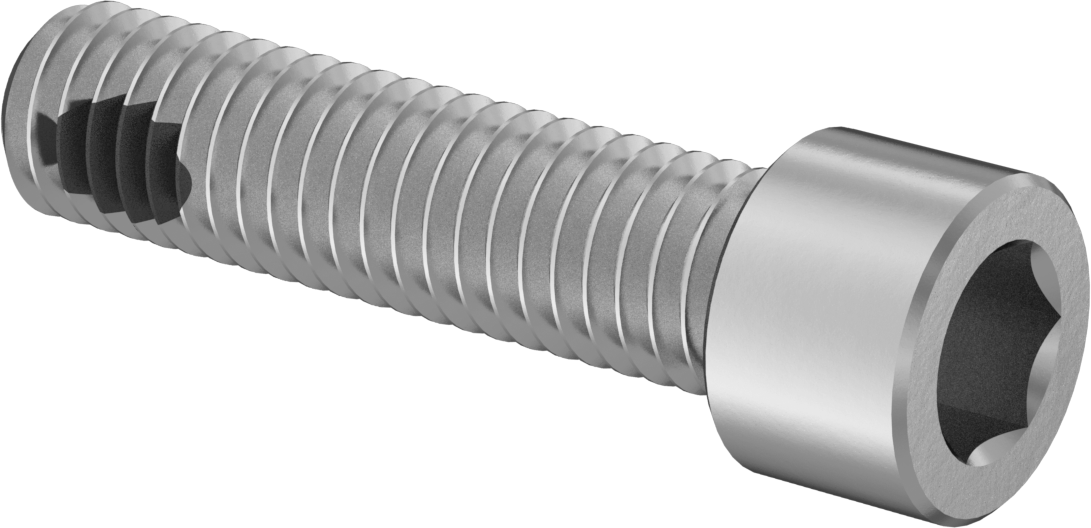 18-8 Paslanmaz Çelik Titreşime Dayanıklı Sızdırmaz Soket Başlı Vida, Buna-N Kauçuk O-Ring ile, 3/8"-16 Diş Boyutu, 1-1/2" Uzunluk