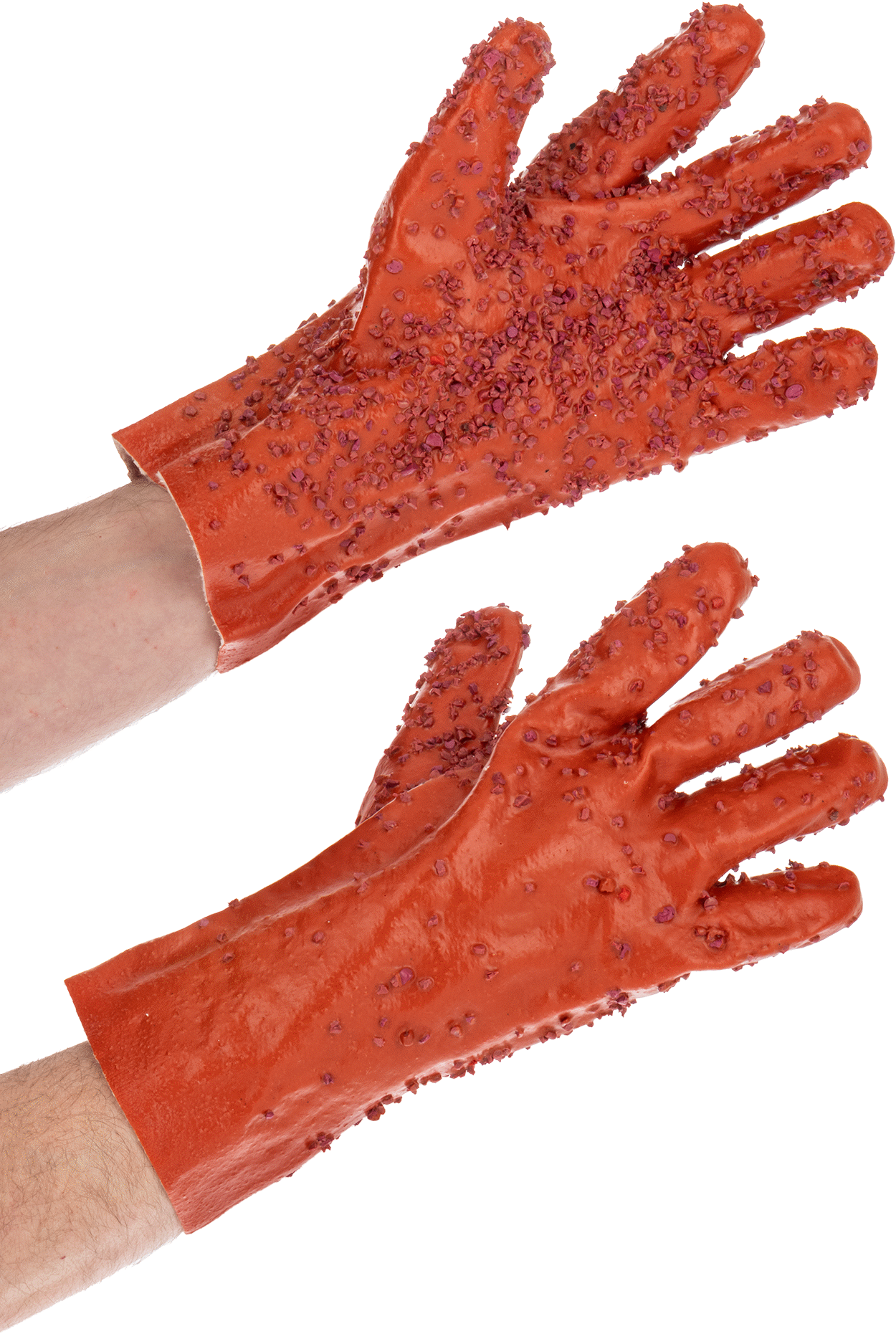 Drenaj Temizleme Eldivenleri, PVC/Nitril Karışımlı Kaplamalı PVC Plastik Kumaş