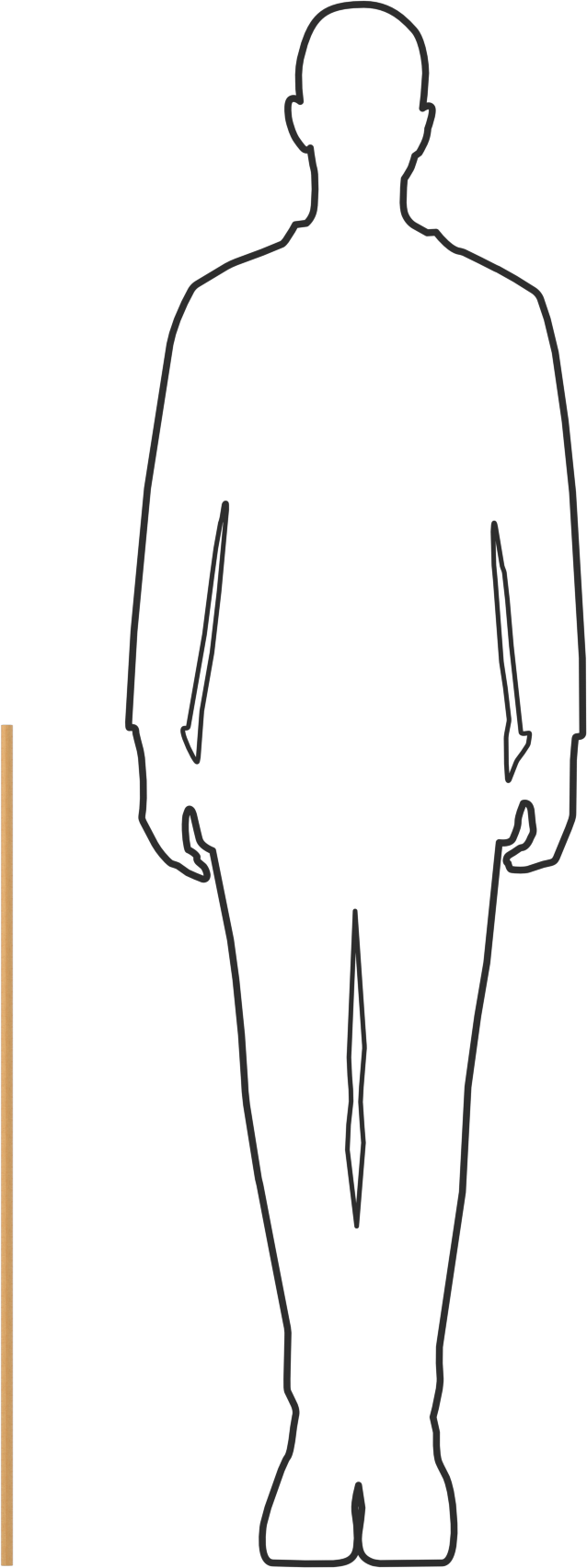 Meşe Çubuk, 36" Uzunluk, 1/2" Çap