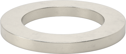 18-8 Paslanmaz Çelik Geniş Kenarlı Ara Parça, 0,134“ Kalınlık x 1” İç Çap x 1-1/2" Dış Çap